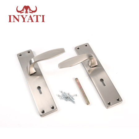 Handle Key Way Aluminium Finish With Mild Steel Plate Inyati Blister Packed - Image 4